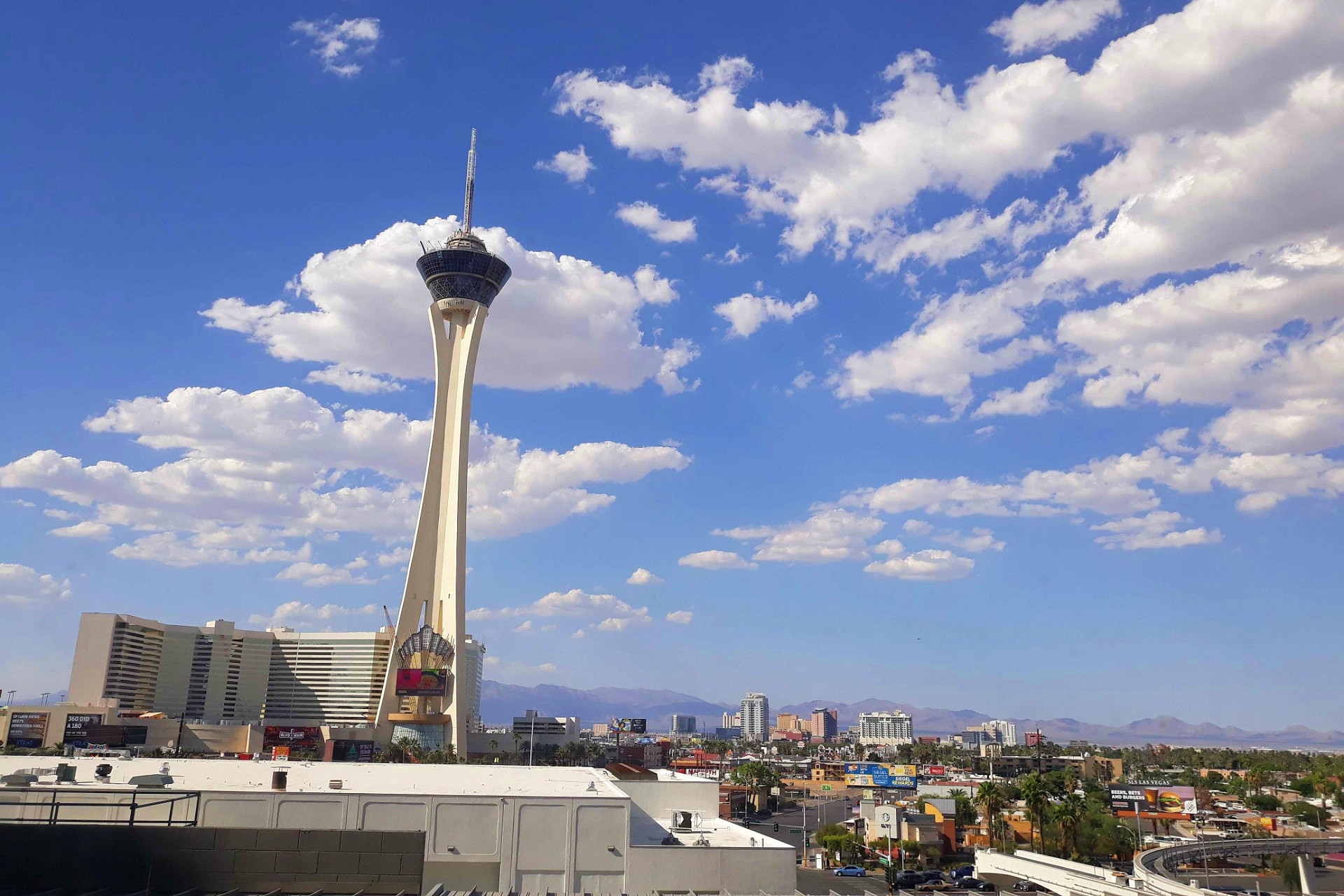 The view from SLS Las Vegas