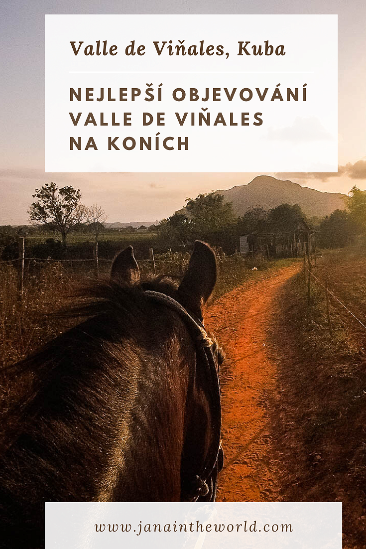 Valle de Viňales projizdka na konich